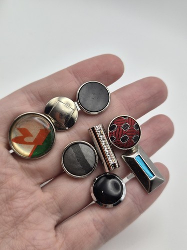 Vintage mismatched cufflinks - mismatched,