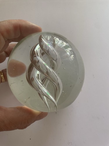 Glass paperweight parlane - paperweight,