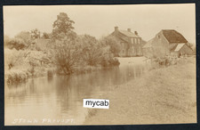 Postcard Stour Provost nr Shaftesbury Dorset river view of village early RP