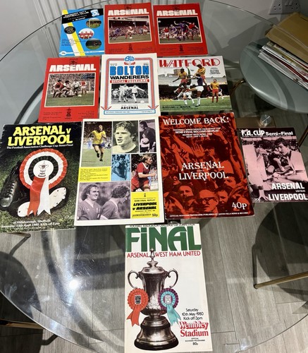 Arsenal programmes cup - programmes,