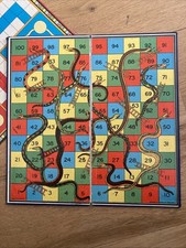 Vintage Snakes Ladders Board