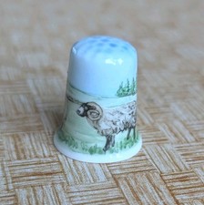 Hand painted Sheep Scenery