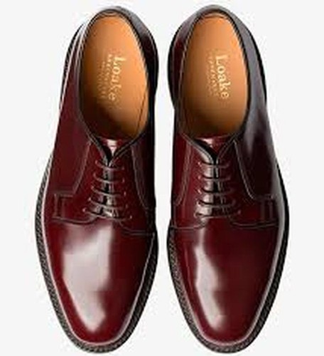 Mens loake heels burgundy - heels,