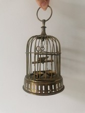 Vintage solid brass - solid, birdcage