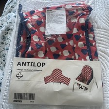 ikea high chair insert Cover BNWT Red Blue White