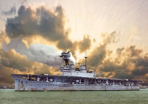 Hms eagle ww2 hand - hms,
