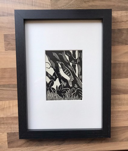 Tree creeper framed - creeper’-,