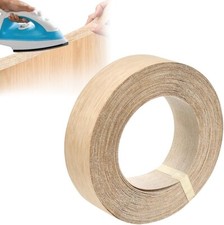 40mm Real Oak Edging Tape - 10m Iron On Edging Strip Pre-glued Oak Veneer Edging