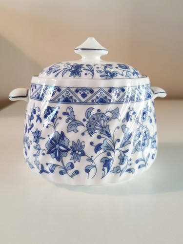 Vintage sugar bowl fine bone - sugar,
