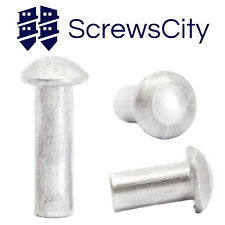 Solid Aluminium Round Head Rivets DIN 660   M2 M3 M4 M5 M6