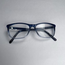 Specsavers Drew Eyeglasses Glasses Frames Blue Square Full Rim 52-15-135