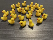 20x Mini Resin Yellow Ducks