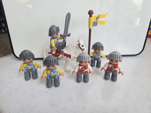 Duplo castle knight figures - duplo,