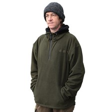 *FISHING CLOTHING - ESP GREEN, FLEECE HOODY, ZIP UP JACKET, SIZE 2XL