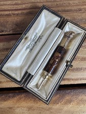 Boxed Dunhill Maki-e Gold filled telescopic pencil 1920's