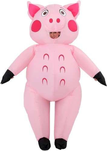 Inflatable pig costume super - inflatable,