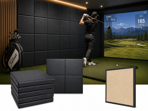 Golf simulator wall - simulator,