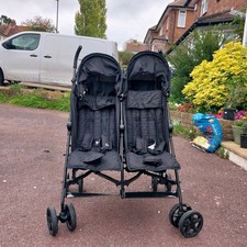 Puggle Litmax Double Pushchair - Slightly Used - All Accessories + Rain Cover