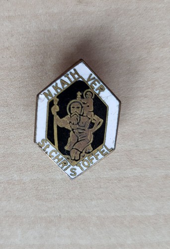 Vintage enamel christopher - enamel, st.