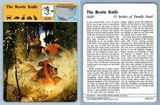 The Bowie Knife - Westward - Story Of America - Panarizon Card