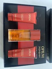 Vintage YSL Yves Saint Laurent Opium Eau De Toilette, Moisturizer & Shower Gel