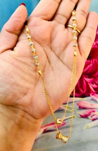 Gold plated two - gold, tone