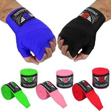 Power Hand Wraps Inner Gloves Bandages MMA Boxing Muay Thai Mexican Stretch