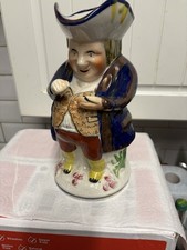 Antique Early Allertons Tall Toby Jug “The Snuff Taker” In Superb Condition.
