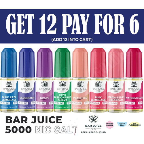Bar juice 5000 nic salt - juice,