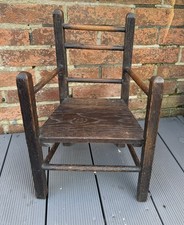 Antique Child’s  Ladder Back