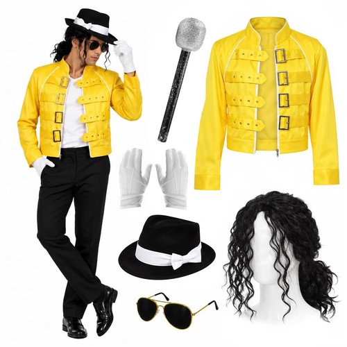 Mens 1980s pop - pop, costume