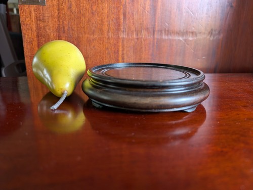 Chinese vintage hardwood round - vintage,