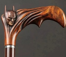 wooden walking stick hand
