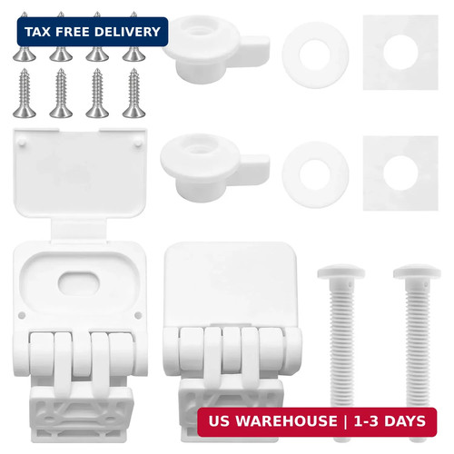 Toilet seat hinges - toilet,