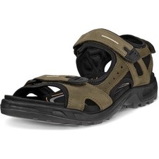 Ecco Offroad 069564 Mens Brown Leather Adjustable Walking Sandals Size 8-12.5