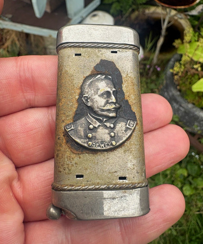 Antique combined cigar cutter
