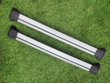 Yakima Whispbar roof bars - S26 silver for Audi A6 Avant 2005 To 2011