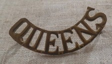 WW1 British Army Queens Royal West Surrey Regiment Shoulder Title