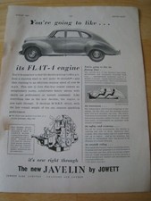 JAVELIN JOWETT FLAT 4 ENGINE