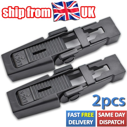 Front wiper blade arm - front, lock
