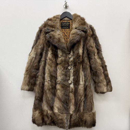 Vintage real raccoon furriers - real,
