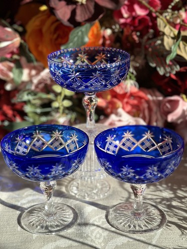 Webb crystal cobalt - crystal, blue