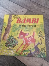 Purnell Vintage Bambi in the Forest Book Disney 1980 christmas stocking filler