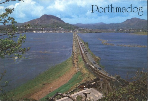 Vintage porthmadog postcard - porthmadog,