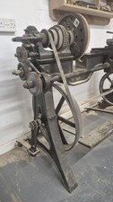 Vintage treadle metal lathe - metal,
