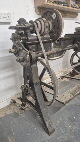 Vintage treadle metal - metal, lathe