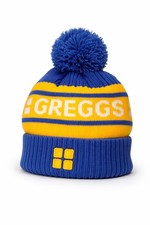 Greggs Bobble Hat Beanie Blue
