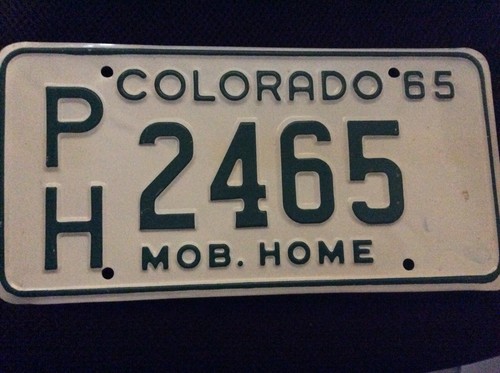 Vintage license plate 1965 - vintage,
