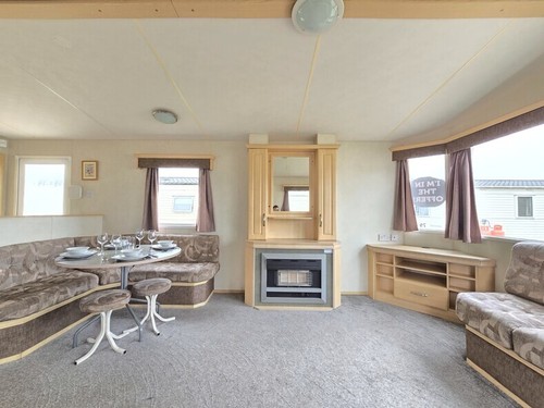 Cental heated static caravan - static,