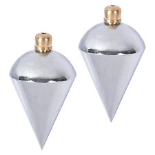 2 X Trojan Plumb Bob 150G Builders Metal Steel Building Bricklayers Level Guide 